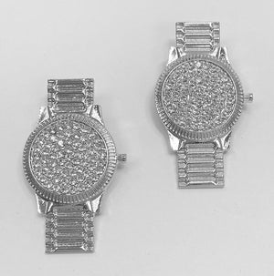 LUXURY WATCH EARRINGS